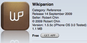 App - Wikipanion