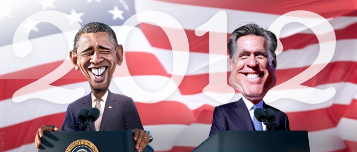 2012_Obama_Romney_caricature