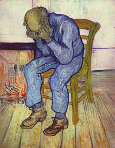 Van Gogh - Sorrowing Old Man - At Eternity's Gate
